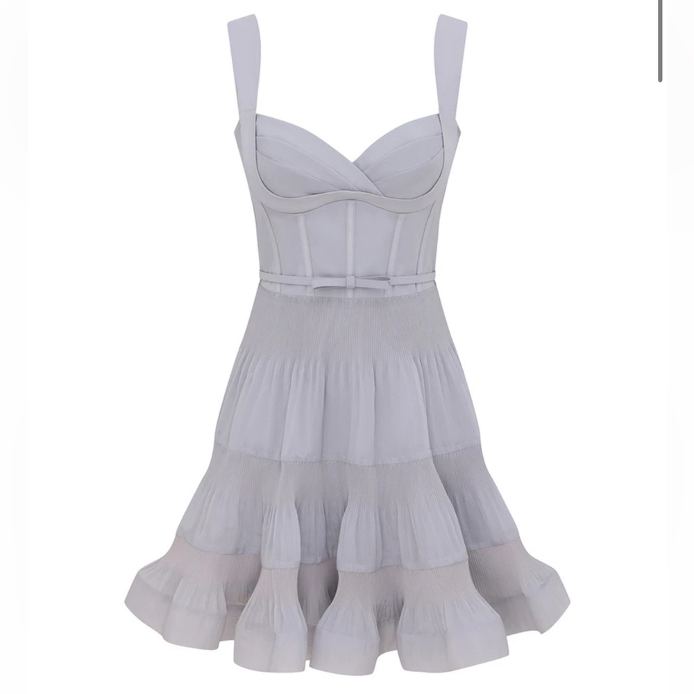 Zimmermann pleated mini dress